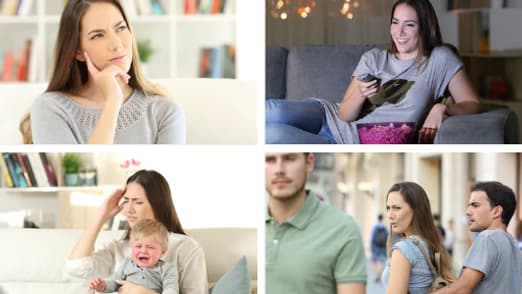 Un large panel d'émotions capturées par Antonio Guillem. 