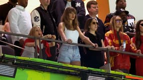 Taylor Swift lors du Super Bowl au Caesars Superdome de La Nouvelle Orléans, le 9 février 2025.
