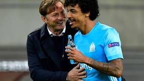 Ralf Hasenhüttl  et Luiz Gustavo