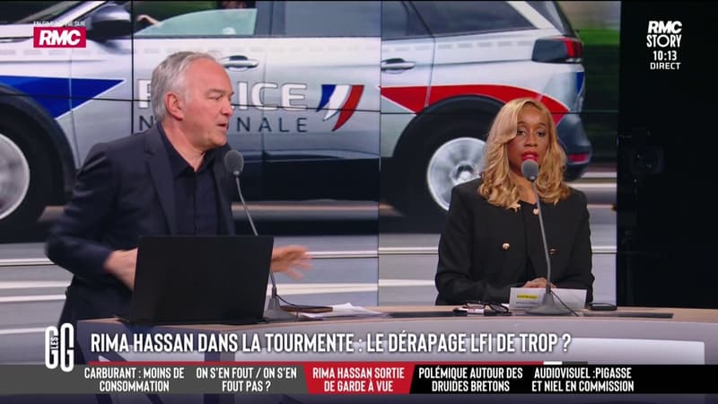 Garde à vue de Rima Hassan: "Le débat politique se termine trop devant les tribunaux. J'aimerais bien que la justice foute un peu la paix au débat public, aux politiques, aux chroniqueurs", lance Olivier Truchot