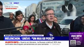 Jean-Luc Mélenchon sur une menace de dissolution de l'Assemblée nationale : "Nous n'avons pas peur, le peuple est souverain"