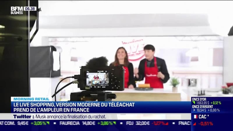 Morning Retail : Le live shopping, version moderne du téléachat prend de l'ampleur en France, par Noémie Wira - 28/10