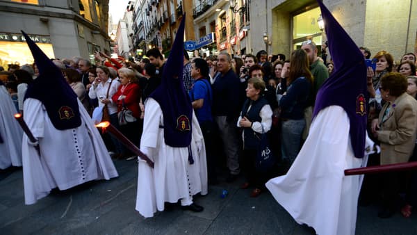 Une procession à Madrid