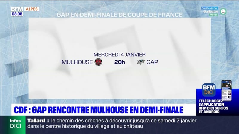 Coupe de France: les Rapaces de Gap rencontrent Mulhouse en demi-finale