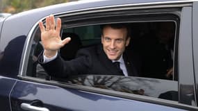 Emmanuel Macron à Saint-Sozy dans le Lot le 18 janvier 2019.