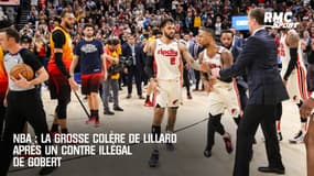 NBA : La grosse colère de Lillard après un contre illégal de Gobert