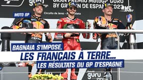 Moto GP : Bagnaia s’impose en Espagne, Quartararo et Zarco à terre… tableaux et classements