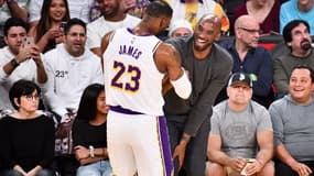 LeBron James et Kobe Bryant
