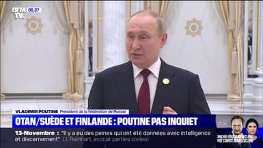 Poutine: "Nous n'avons rien qui pourrait nous inquiéter sur l'adhésion de la Finlande et la Suède à l'Otan"