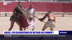 Arles: les gladiateurs s'affrontent dans l'amphithéâtre