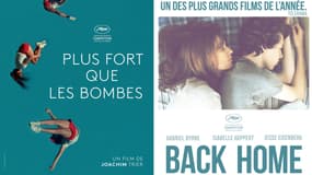 Les deux affiches du film Back Home, rebaptisé après les attentats. 