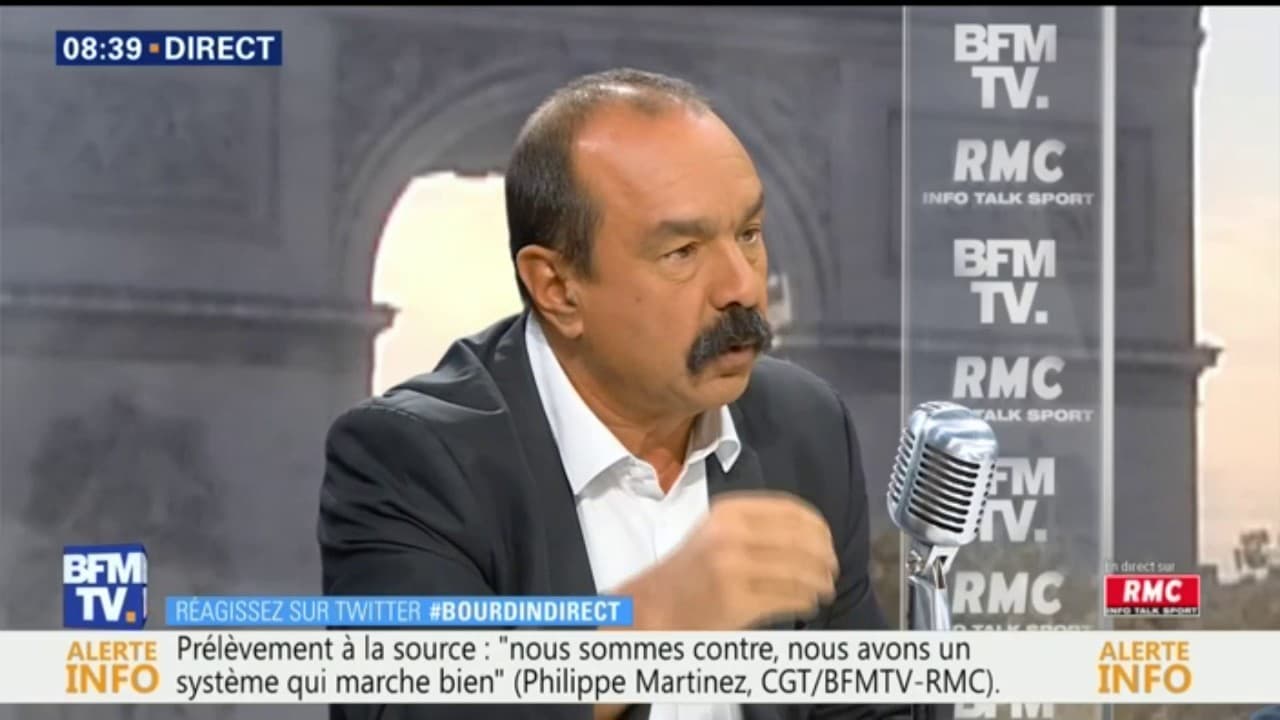 Martinez Cgt Twitter Impôts: Martinez (CGT) n'est "pas favorable" au prélèvement à la source