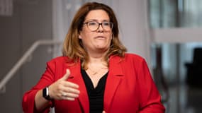 La secrétaire d'État à la Citoyenneté, Sonia Backès, le 2 septembre 2022 à Ris-Orangis 