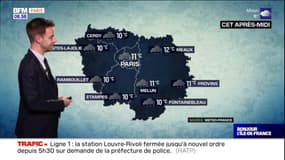 Météo Paris-Île-de-France: de faibles pluies annoncées ce vendredi, 11°C à Paris