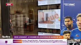 Crise du logement: le nombre de locations en baisse de 34 %