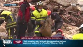 Marseille: selon plusieurs témoins, c'est l'immeuble habité qui s'est effondré en premier