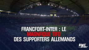 Francfort – Inter : Le magnifique tifo des supporters allemands 