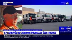 Bas-Rhin: des éboueurs désormais équipés de camions poubelles électriques