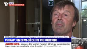 Mort de Jacques Chirac: Nicolas Hulot salue la  mémoire d'un "homme qui aimait intimement la France"