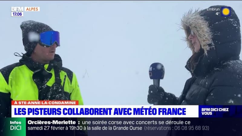 Sainte-Anne-la-Condamine: les pisteurs collaborent avec Météo-France