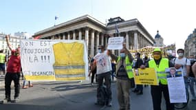 Manifestation de "gilets jaunes" le 12 septembre 2020, à Paris