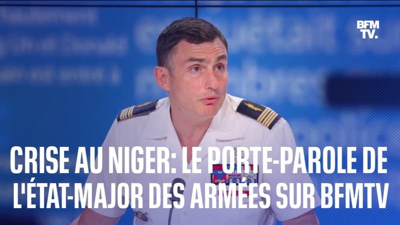 Évacuation des Français au Niger: le porte-parole de l'État-major des armées s'exprime sur BFMTV