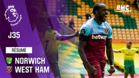 Résumé : Norwich-West Ham (0-4) - Premier League