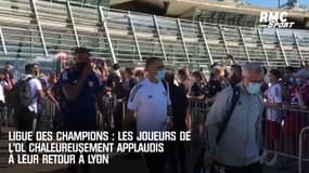 Ligue des champions : les joueurs de l’OL chaleureusement applaudis à leur retour à Lyon