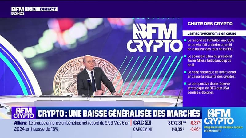 BFM Crypto, les Pros : Cryptos, une baisse généralisée des marchés