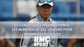 Le coach sud-coréen a changé les numéros de ses joueurs pour tromper les Suédois