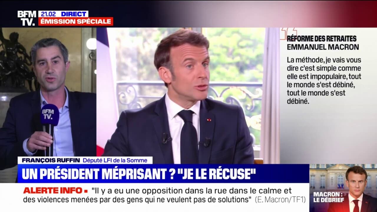 Pour François Ruffin (LFI), "Emmanuel Macron Est Complètement Hors-sol ...