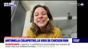 L'invitée de Bonsoir le Nord: Antonella Colapietro, la voix de Chicken Run