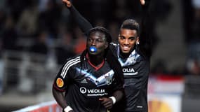 Bafétimbi Gomis et Alexandre Lacazette
