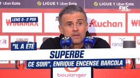 Lens 0-2 PSG : "Il a été superbe ce soir", Enrique encense Barcola