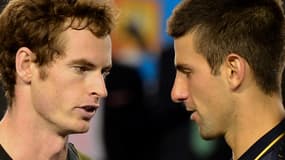 Andy Murray et Novak Djokovic
