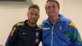 Jair Bolsonaro a rendu visite à Neymar