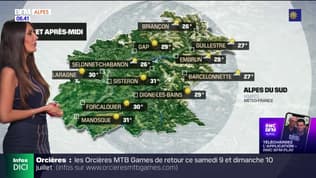Météo Alpes du Sud: un mercredi estival, jusqu'à 29°C à Gap et 31°C à Manosque
