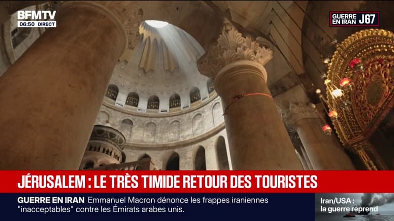 Après plus de deux mois de guerre, les touristes reviennent très timidement dans la ville de Jérusalem