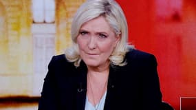 Marine Le Pen lors du débat de l'entre-deux-tours.