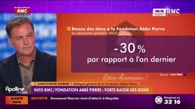 EXCLU RMC. Chute des dons à la Fondation Abbé Pierre: "Changer de nom mais pas de combat"