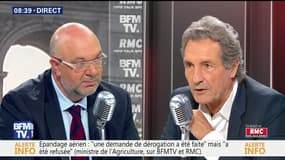 Stéphane Travert face à Jean-Jacques Bourdin en direct