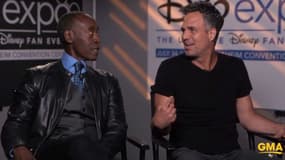 Don Cheadle et Mark Ruffalo dans "Good Morning America"