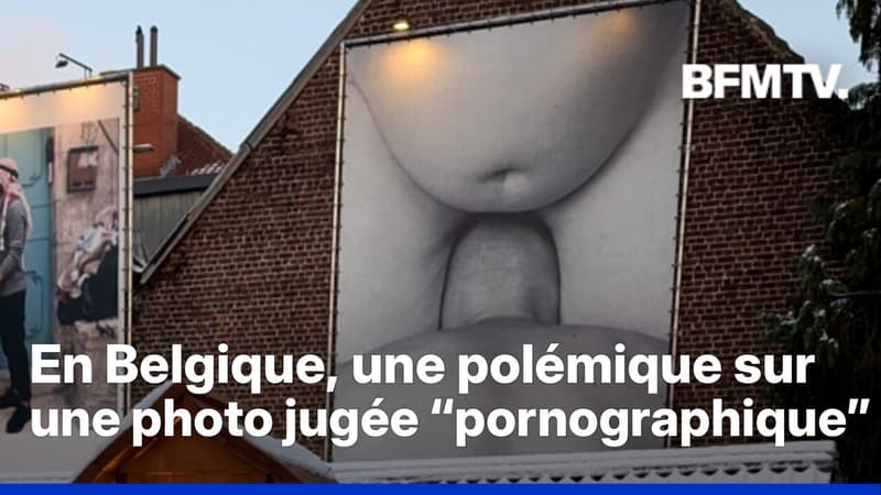 En Belgique, certains habitants qualifient une photographie de "pornographique": "Je ne comprends pas qu'on en fasse un problème", sourit l'artiste Pierre Radisic