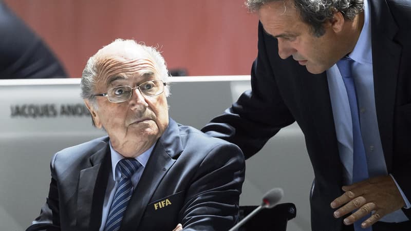 Sepp Blatter et Michel Platini