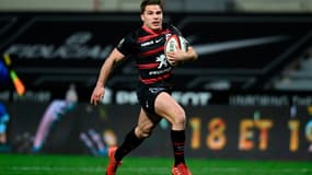 Le Toulousain Antoine Dupont  contre le Stade Français, le 10 janvier 2021 au stade Ernest Wallon