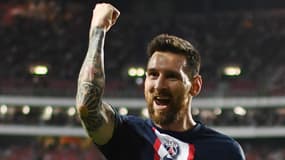 Lionel Messi, unique buteur parisien face au Benfica en C1, le 5 octobre 2022.