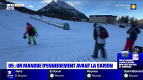 Hautes-Alpes: les stations de ski en manque d'enneigement avant leur ouverture