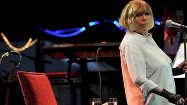 Marianne Faithfull en juillet 2016 au festival de blues de Cognac.