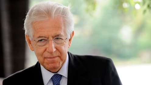 Mario Monti avertit l'Allemagne sur le risque inflationniste des spreads élevés