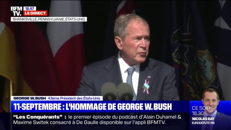 George W. Bush sur le 11-Septembre: "Le monde était un grand carnage rempli de sirènes"